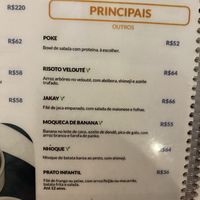 Main dishes   at Nani Gastrobar in Rio De Janeiro