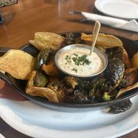Brussels sprouts appetizer  at Beertown Public House in Toronto