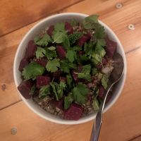 Beat salad 3/5 at Little Wolf Restaurant in Edmonton