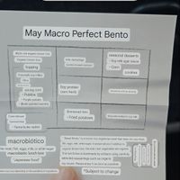 Picture of the Google lens translation of what the bento contains at Masumoto in Tokyo