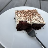 schoko kirsch kuchen   at supercafé in Giessen