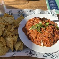 vegan chili  at Fat Mardi's in Mont-tremblant