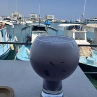 Pink latte iced - almond milk   at FRESHA in Limassol