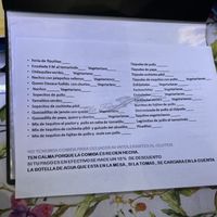 Carta con opciones vegetarianas. Son muy flexibles, sin preguntas pueden hacerte los platos veganos  at La Tapa Mexicana in Torrelodones