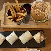 Burger  at Green Vege Cafe in Shanghai