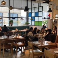 Interior   at Green Vege Cafe in Shanghai