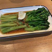 Sautéed Broccolini with Soy Sauce Sesame Dressing   at Green Vege Cafe in Shanghai