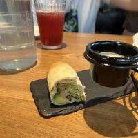 Sadly under seasoned avocado wraps   at Green Vege Cafe in Shanghai