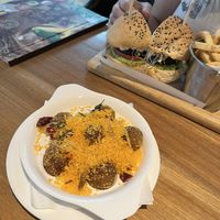 Them dry Thai balls 😎  at Green Vege Cafe in Shanghai