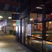 Restaurant front at Green Vege Cafe in Shanghai