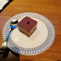 Chocolate cake! Really good, not too "coconut-ey" at Green Vege Cafe in Shanghai