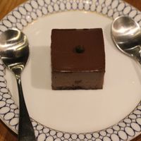 Chocolate mousse cake at Green Vege Cafe in Shanghai