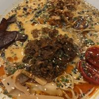 tantanmen ramen  at UMAMI Plantbased in Barcelona