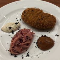 crispy katsu seitan  at UMAMI Plantbased in Barcelona