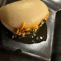 jackfruit bao  at UMAMI Plantbased in Barcelona