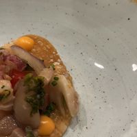 ceviche  at UMAMI Plantbased in Barcelona