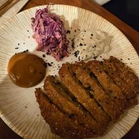 Katsu seitán at UMAMI Plantbased in Barcelona