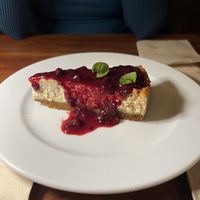 Cheesecake  at UMAMI Plantbased in Barcelona