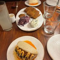 Bao i seitan at UMAMI Plantbased in Barcelona