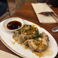 Gyozas   at UMAMI Plantbased in Barcelona