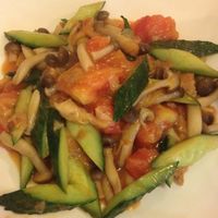 Veg Inn - veggies and mushrooms at Su Ren - Veg Inn in Shanghai