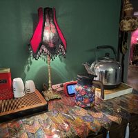 Colorful Interior  at Su Ren - Veg Inn in Shanghai