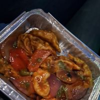 Chili veg momo   at Namaste Nepal Restaurant in Setubal