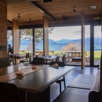 View from restaurant  at Kilómetro Uno Resto in San Carlos De Bariloche