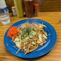 Yaki soba at Mimi in Fukuoka