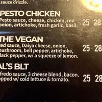 The only dedicated vegan pizza on the menu  at Zola's Pizzeria in Brookings