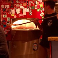 wood fire oven at Zola's Pizzeria in Brookings