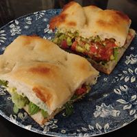 Vegano panini at Frescoloco Panini Bar - Lipscani in Bucharest