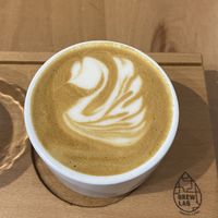 Oat flat white   at Brewlab Specialty Coffee in Dublin