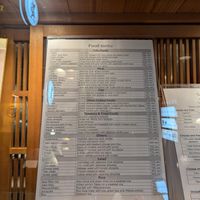 English Menu at Ponto in Kyoto