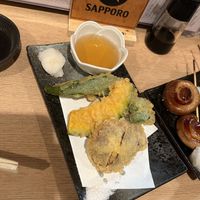 Yasai tempura  at Ponto in Kyoto