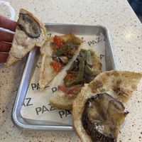 Roasted veggie sandwich, delicious ❤️!  at Paz Coffee & Kitchen in Port Of Spain