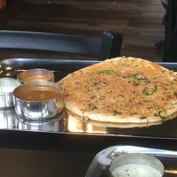 Podi onion uthappam at Dosa Guru in Edmonton