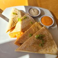 Pierogi quesadilla at Great Sage in Clarksville