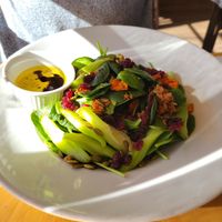 Winter salad with oil and vinegar dressing at Great Sage in Clarksville