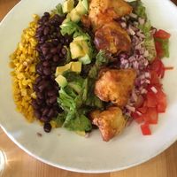 chopped salad with buffalo cauliflower at Great Sage in Clarksville