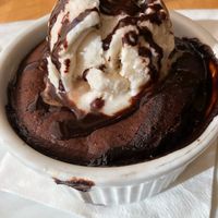 Chocolate Lava Cake with Coconut Milk Ice Cream  at Great Sage in Clarksville