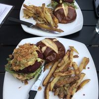 Summer beet burgers   at Great Sage in Clarksville