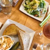 Reuben and crab cake salad at Great Sage in Clarksville