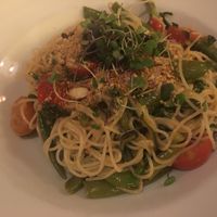 Lemon angel hair pasta at Great Sage in Clarksville