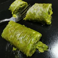 Pistache baklava. Mmmmmmmmm at Veganland in Alsdorf