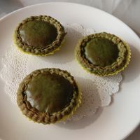 green tea tart  at Zǎozǐ Shù - Vegetarian Life Style - Yuanshen in Shanghai