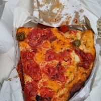 Foccacia at Panificio Fiore in Bari