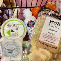 Roots always has the newest, most exciting vegan products!  at Roots Market in Clarksville