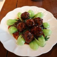 "meatballs"- yum yum! at Yun Lai Ji in Shanghai