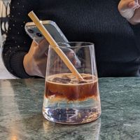 Espresso tonic at Six Letter Coffee Co. in Budapest